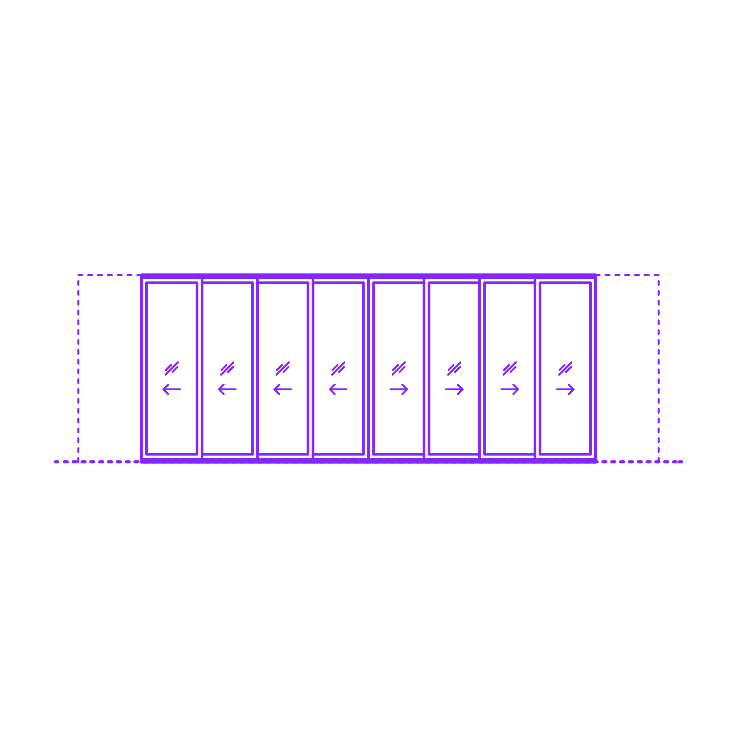 Buildings Sliding Doors Multi Slide Door Pocket 8 Panels Bi Part Outline Svg Vector Free Vectors